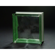 190*190*80mm Green Side-Colored Cloudy Glass Block